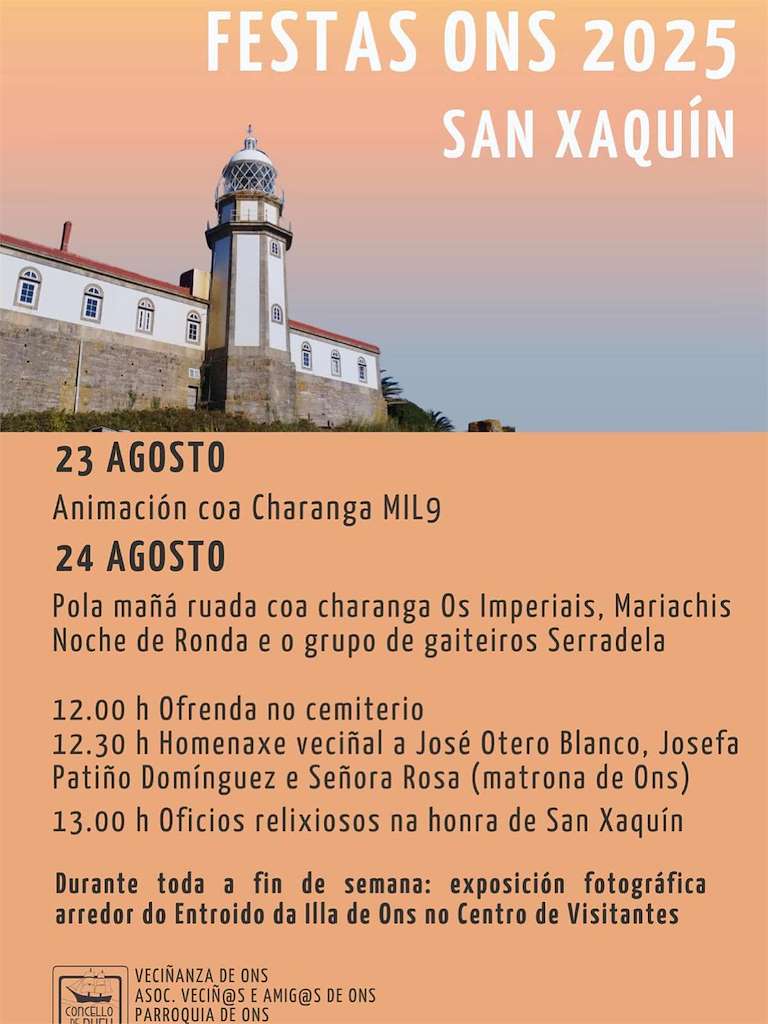 Festas de San Xaquín de Ons (2025) en Bueu