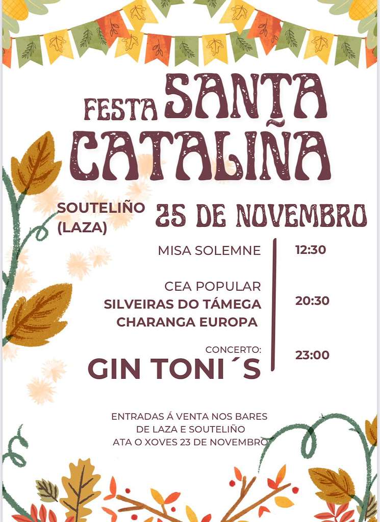 Festas de Santa Cataliña de Souteliño en Laza