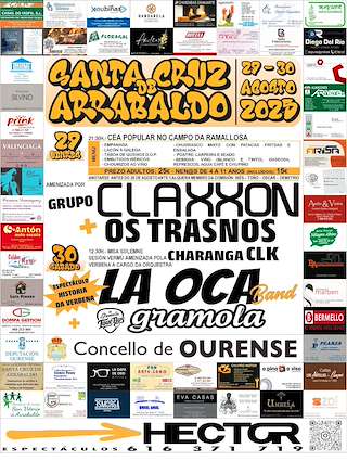Fechas, información, programa, cartel, imágenes, mapa y ubicación de Festas de Santa Cruz de Arrabaldo  en  Ourense