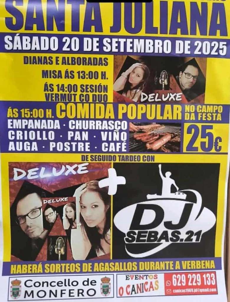 Festas de Santa Juliana en Monfero