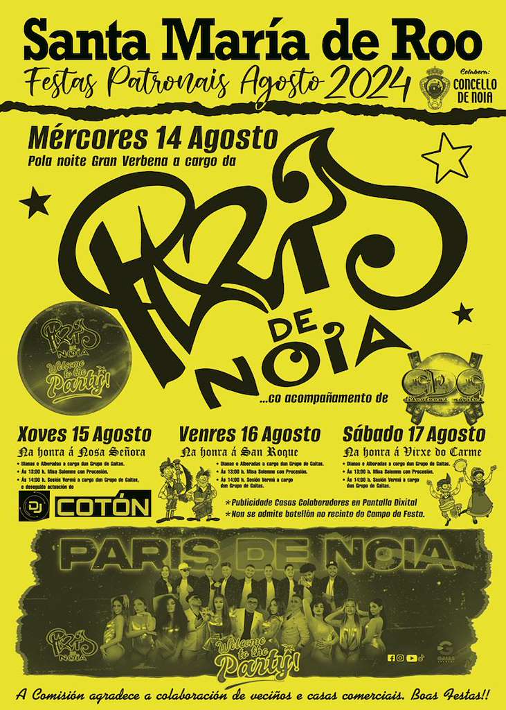 Festas de Santa María de Roo  en Noia