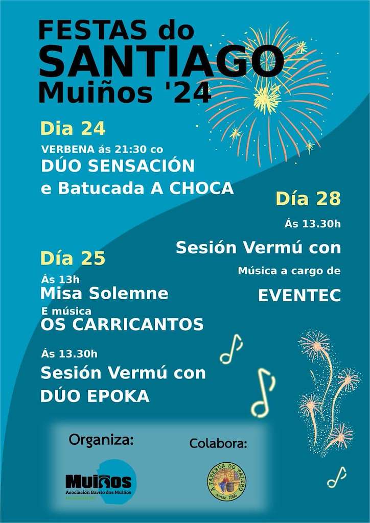 Festas de Santiago Apóstol dos Muiños en Mondoñedo