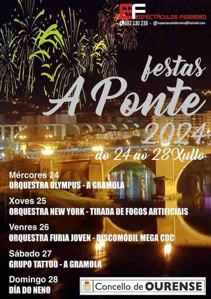 Festas de Santiago Apóstol e Santa Ana de A Ponte (2024) en Ourense