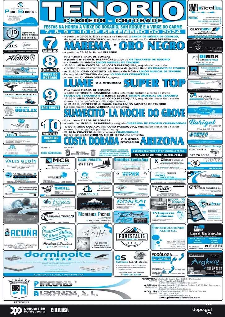 Festas de Tenorio en Cerdedo-Cotobade