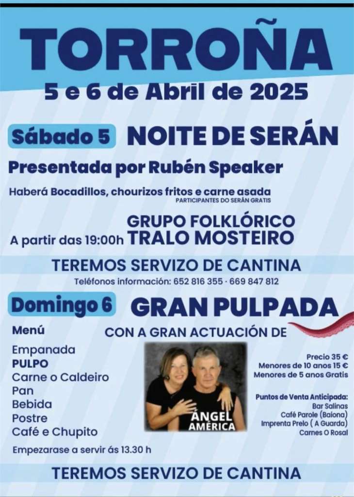Festas de Torroña en Oia