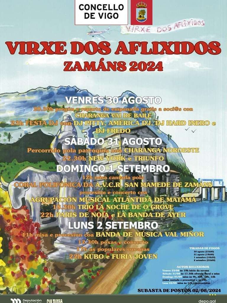 Festas de Zamáns - Virxe dos Aflixidos en Vigo