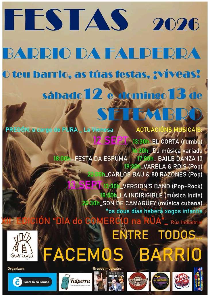 Festas do Barrio da Falperra (2026) en A Coruña