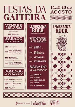 Fechas, información, programa, cartel, imágenes, mapa y ubicación de Festas do Barrio da Gaiteira (2026) en A Coruña