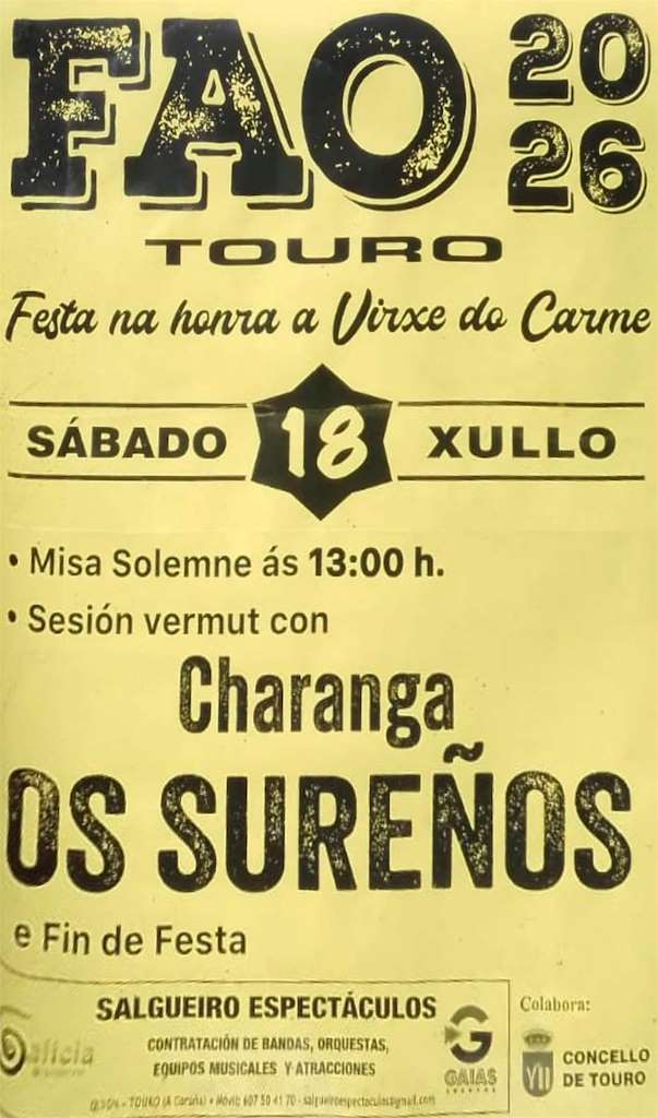 Festas do Carme de Fao en Touro