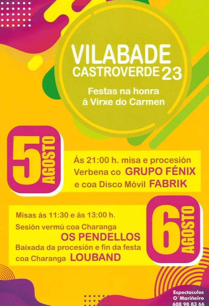 Festas do Carme de Vilabade en Castroverde