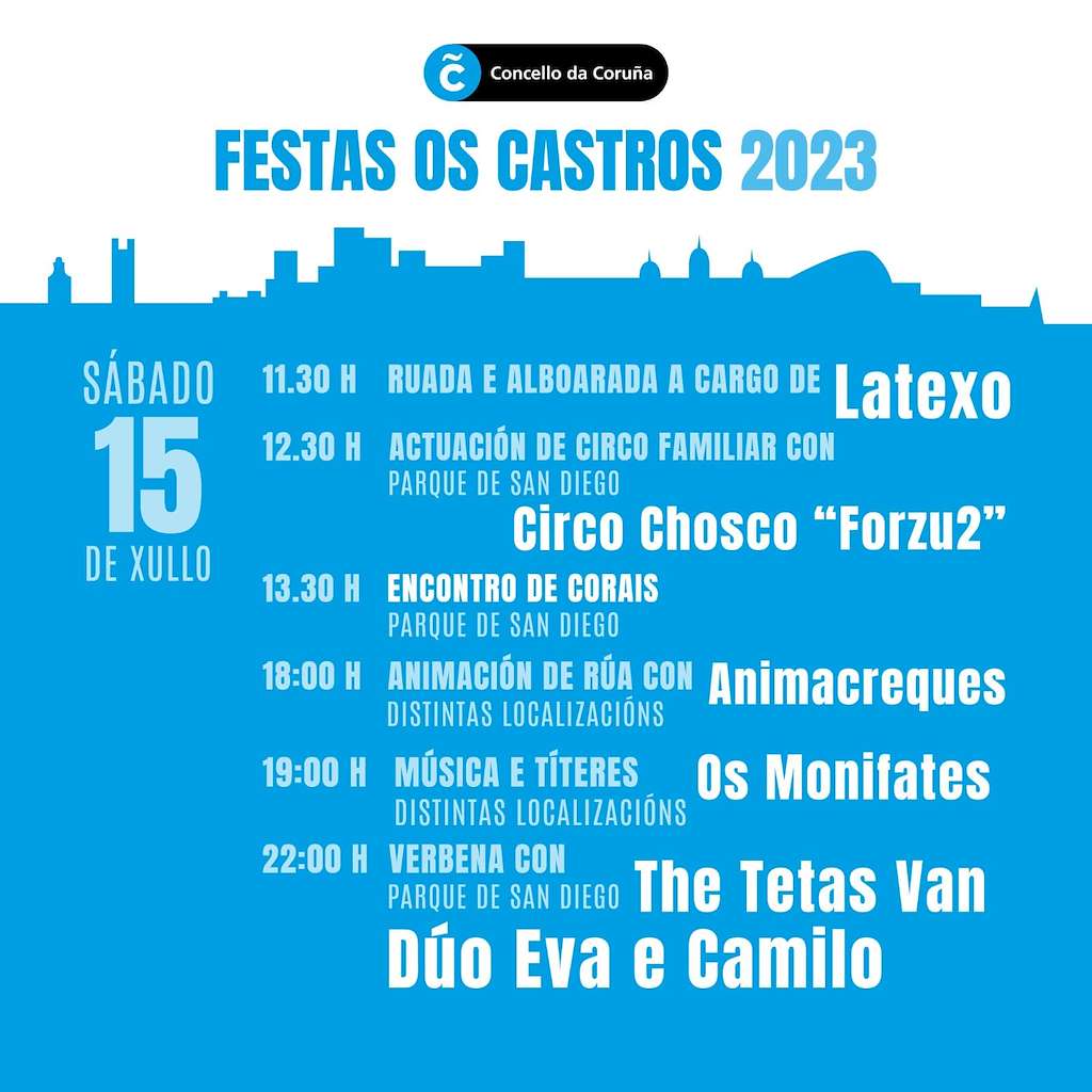 Festas do Carmen de Os Castros en A Coruña