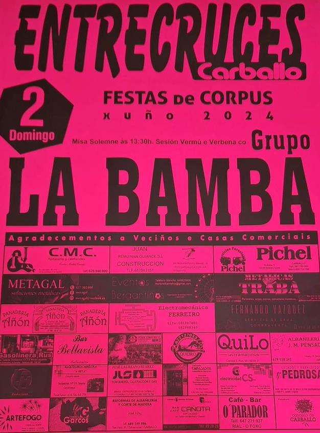 Festas do Corpus de Entrecruces en Carballo