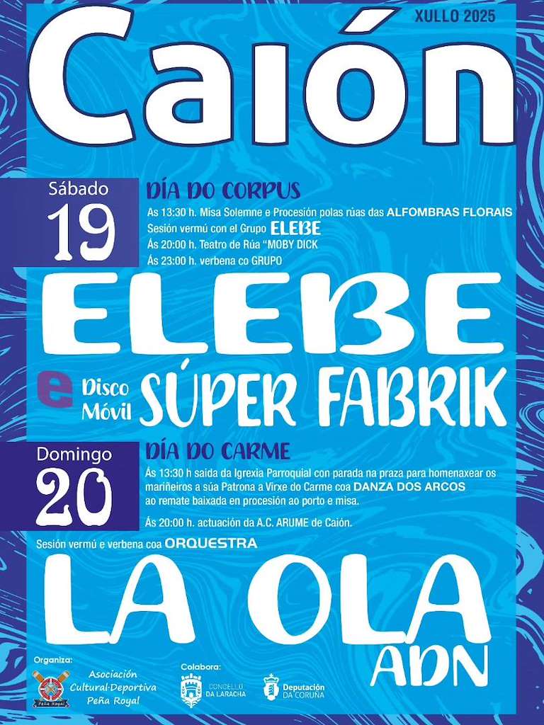 Festas do Corpus e do Carmen de Caión en A Laracha