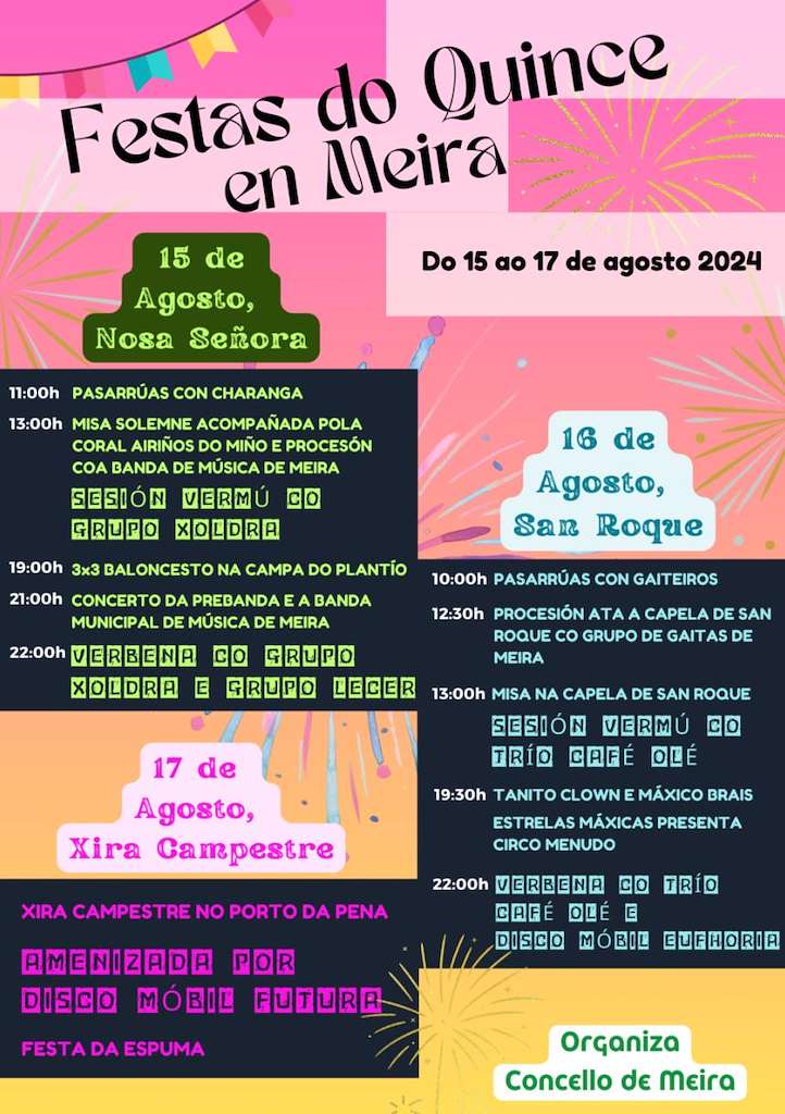 Festas do Quince - Nosa Señora e San Roque en Meira