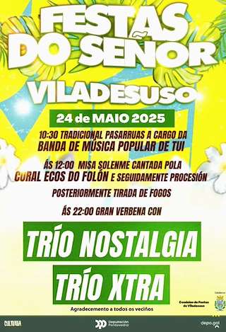 Fechas, información, programa, cartel, imágenes, mapa y ubicación de Festas do Señor de Viladesuso  en  Oia
