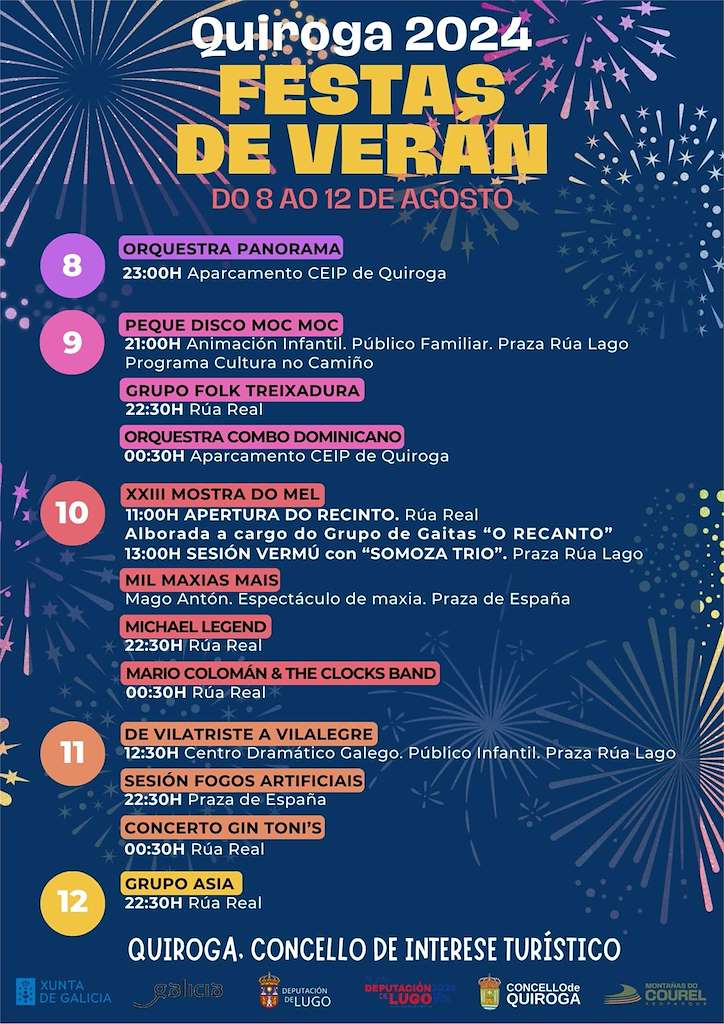 Festas do Verán - XXXIII Mostra do Mel en Quiroga