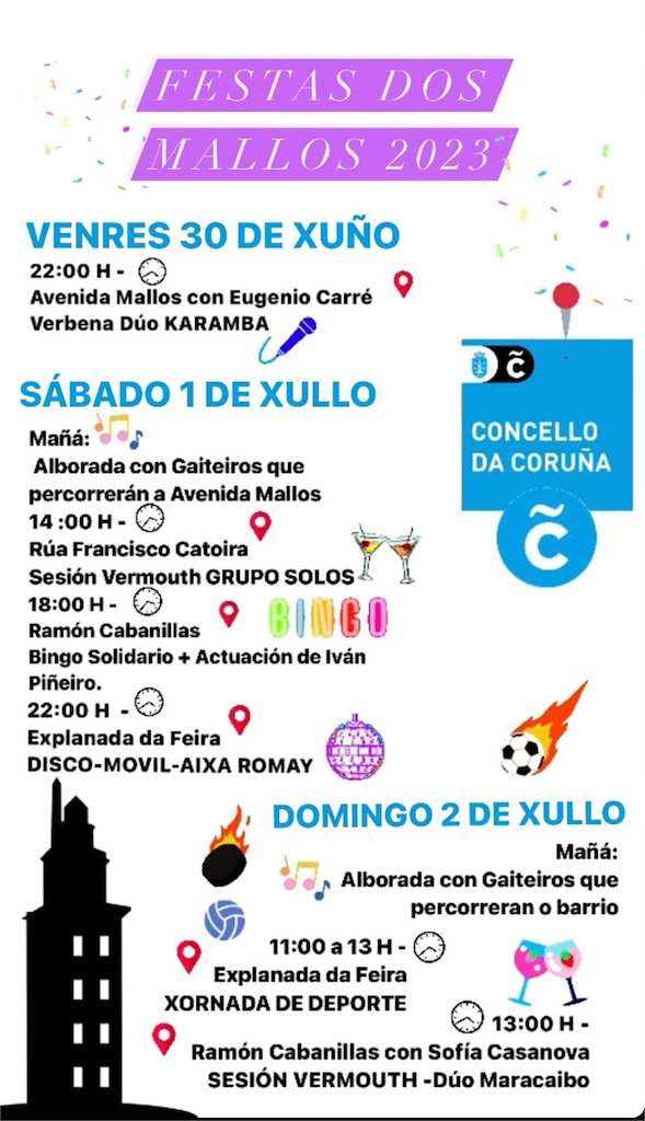 Festas dos Mallos en A Coruña