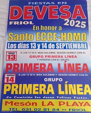 Fechas, información, programa, cartel, imágenes, mapa y ubicación de Festas en Santalla de Devesa   en  Friol