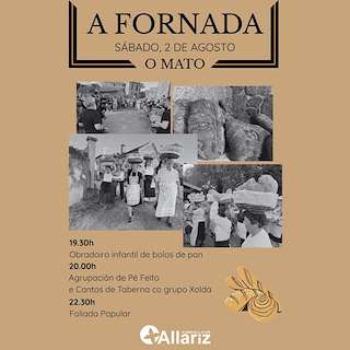 Fechas, información, programa, cartel, imágenes, mapa y ubicación de Festas Etnográficas "O Ciclo do Pan" - Fornada  en  Allariz