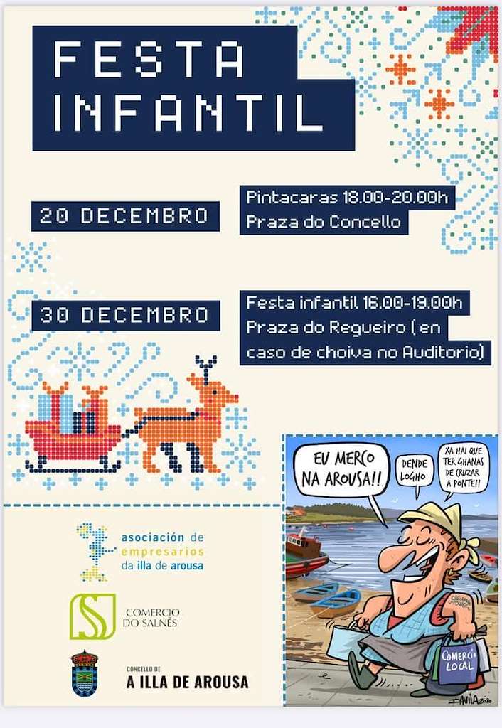 Festas Infantís de Nadal  en Illa de Arousa