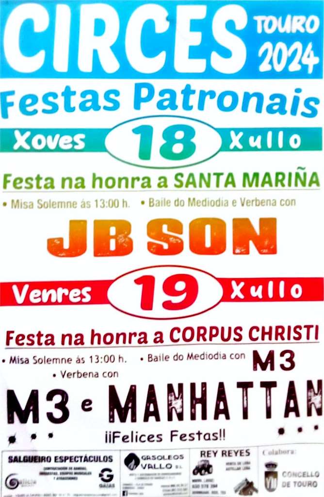 Festas Patronais de Circes en Touro