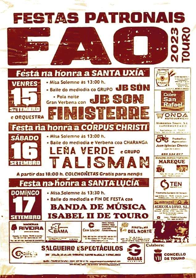 Festas Patronais de Fao (2022) en Touro