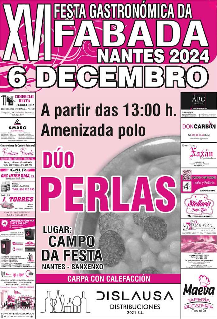 Festas Patronais de Nantes - XVI Festa da Fabada en Sanxenxo