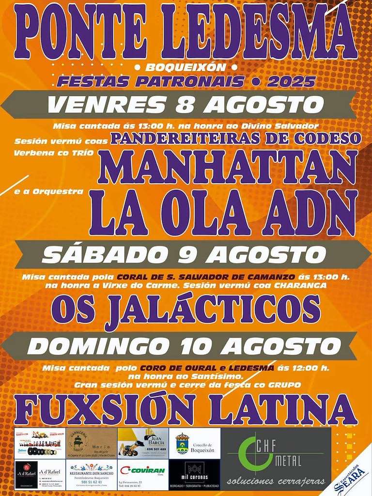Festas Patronais de Ponte Ledesma en Boqueixón