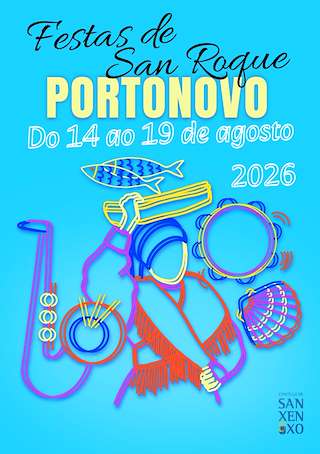 Fechas, información, programa, cartel, imágenes, mapa y ubicación de Festas Patronais de Portonovo (2026) en Sanxenxo