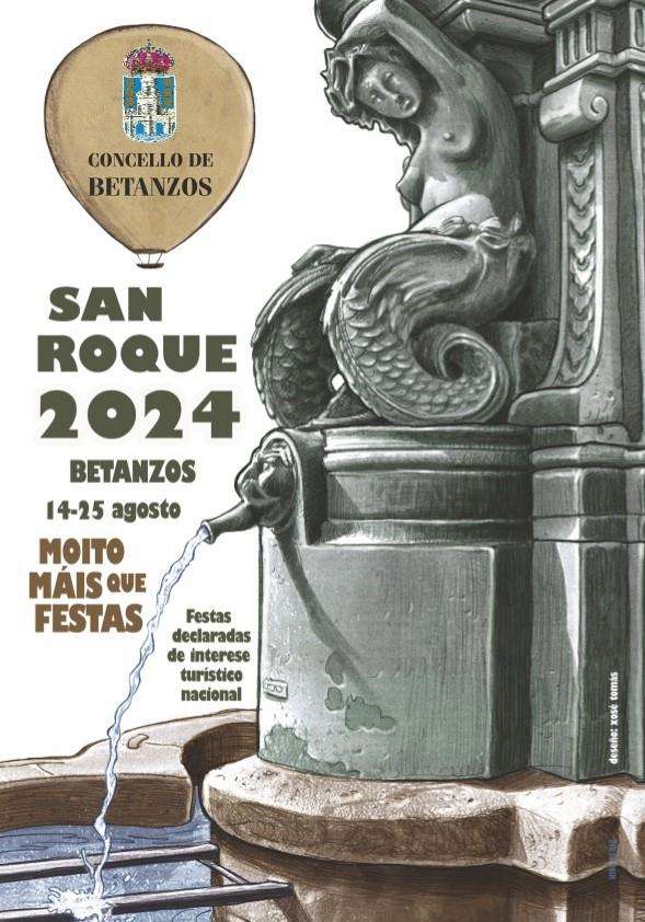 Festas Patronais de San Roque (2024) en Betanzos