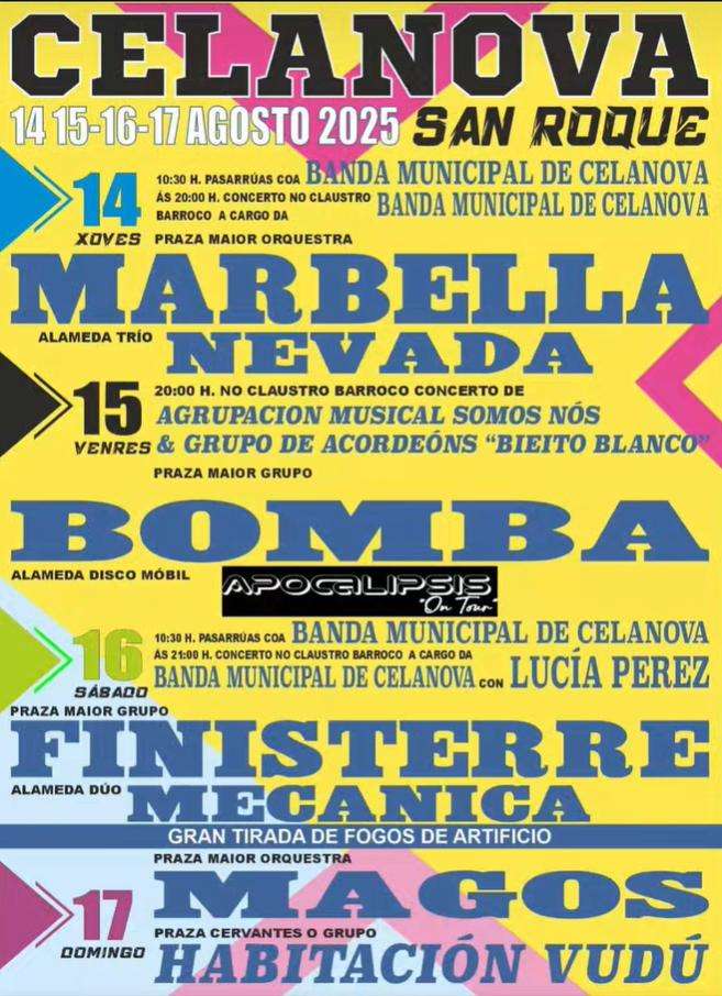 Festas Patronais de San Roque en Celanova