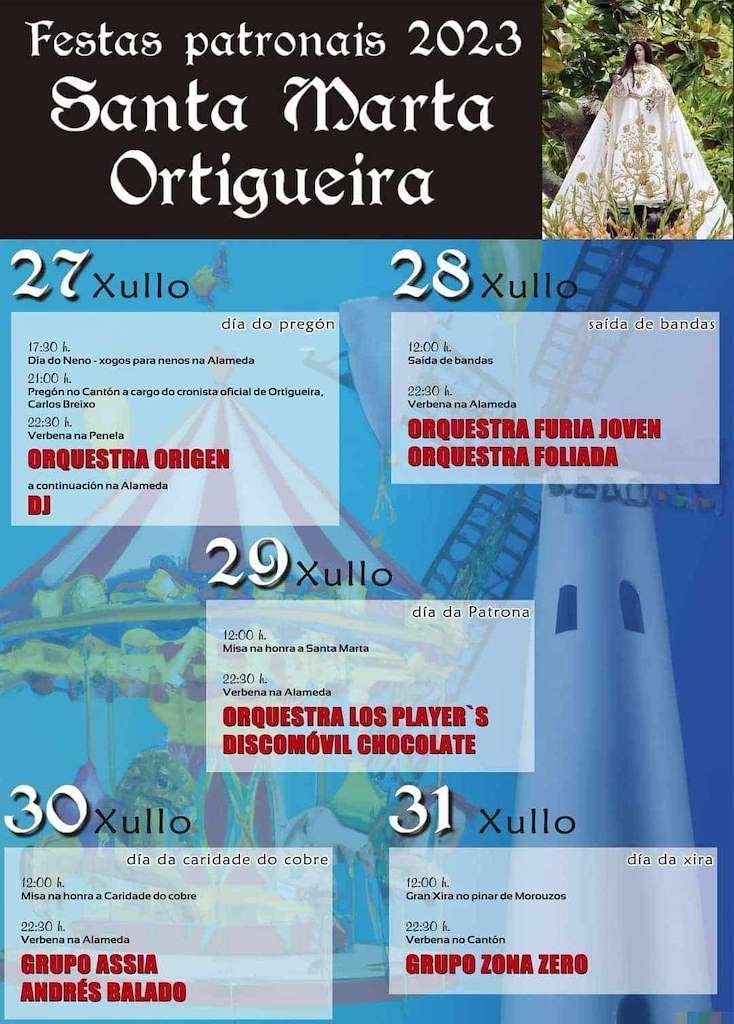 Festas Patronais de Santa Marta en Ortigueira