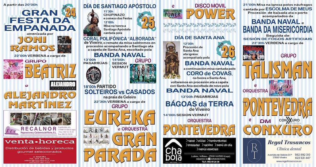 Festas Patronais e do Mar de Celeiro  en Viveiro