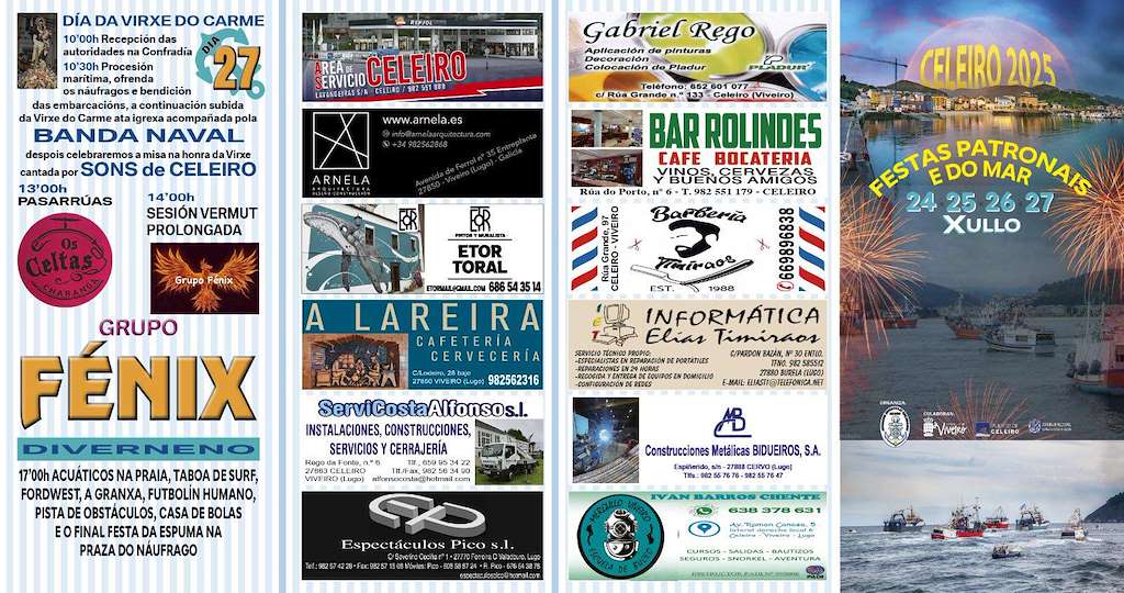 Festas Patronais e do Mar de Celeiro  en Viveiro
