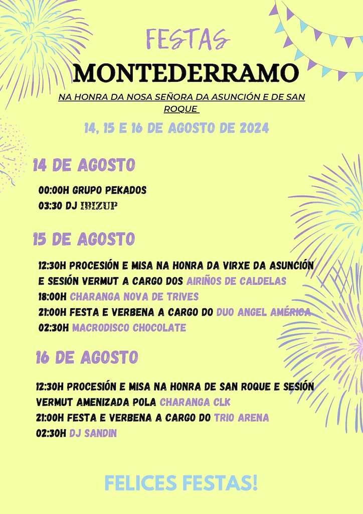 Festas Patronais en Montederramo