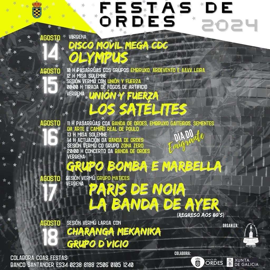 Festas Patronais en Ordes