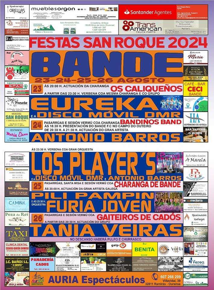 Festas Patronais - San Roque en Bande