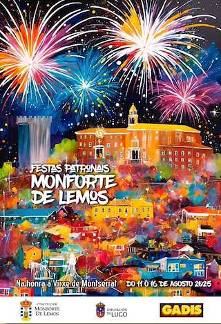 Fechas, información, programa, cartel, imágenes, mapa y ubicación de Festas Patronais - Virxe de Montserrat (2026)  en  Monforte de Lemos