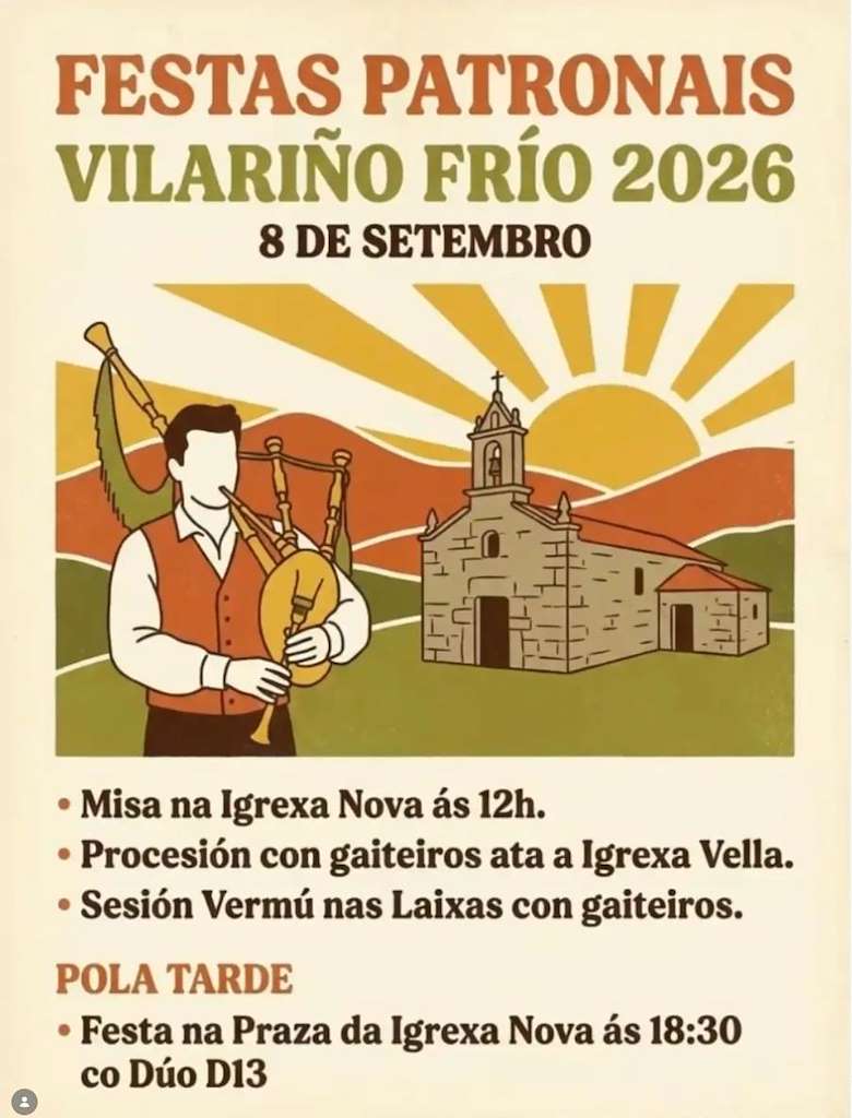 Festas Vilariño Frío (2026) en Montederramo