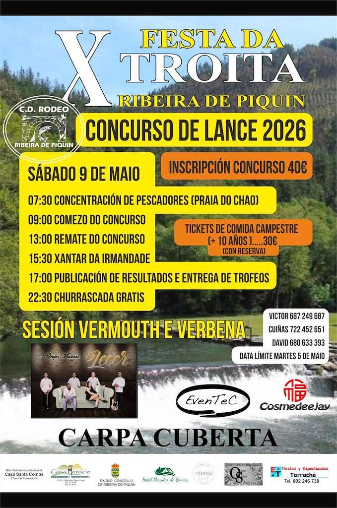 X Festexo da Troita en A Ribeira de Piquín