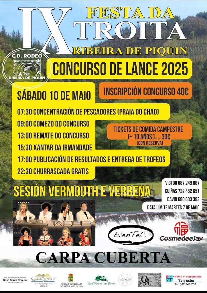 IX Festexo da Troita (2025) en Ribeira de Piquín