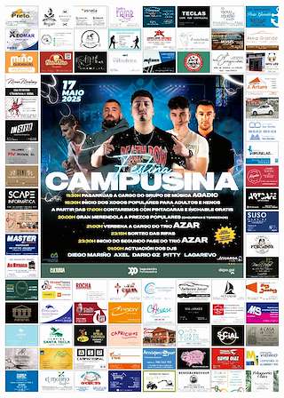 Fechas, información, programa, cartel, imágenes, mapa y ubicación de Festiña Campusina de Camposancos  en  A Guarda