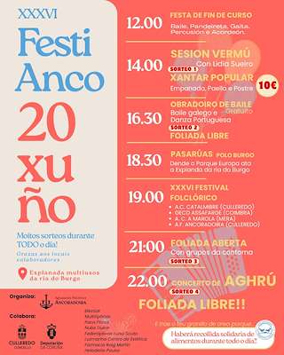 Fechas, información, programa, cartel, imágenes, mapa y ubicación de XXXVI Festi Anco (2026)  en  Culleredo