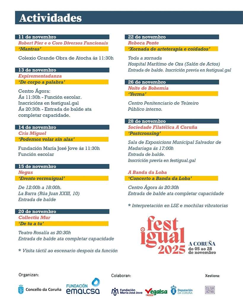 Festigual (2025) en A Coruña