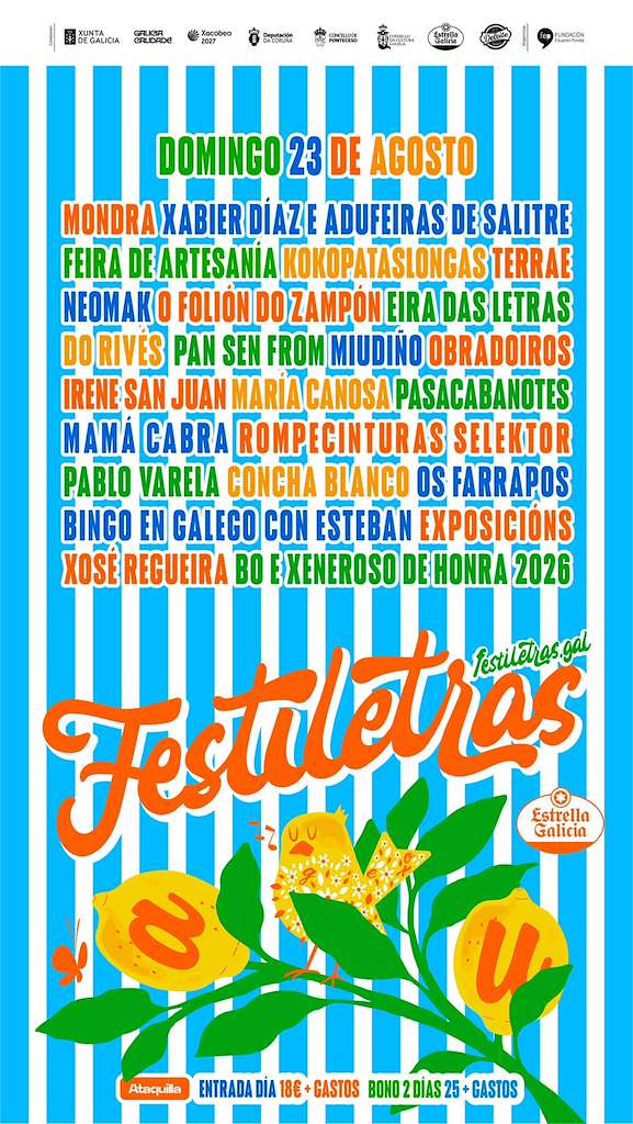 XLIV Festiletras (2026) en Ponteceso