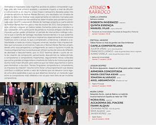 Festival Ateneo Barroco en Santiago de Compostela