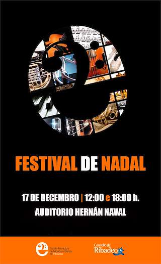 Festival de Navidad de la Escuela Municipal de Música y Danza en Ribadeo