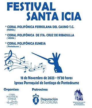 Festival de Santa Icía (2025) en Pontedeume