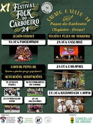 XII Festival Folk Parque do Carboeiro en Oroso