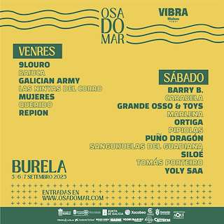 Festival Osa do Mar (2026) en Burela